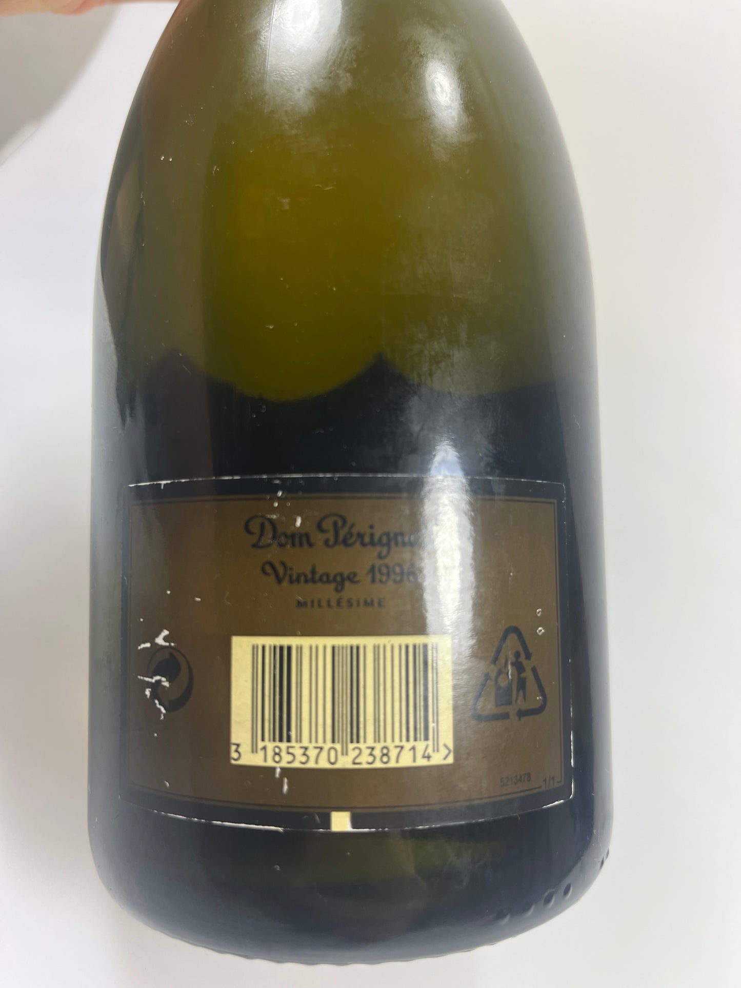 Rücketikett Dom Perignon