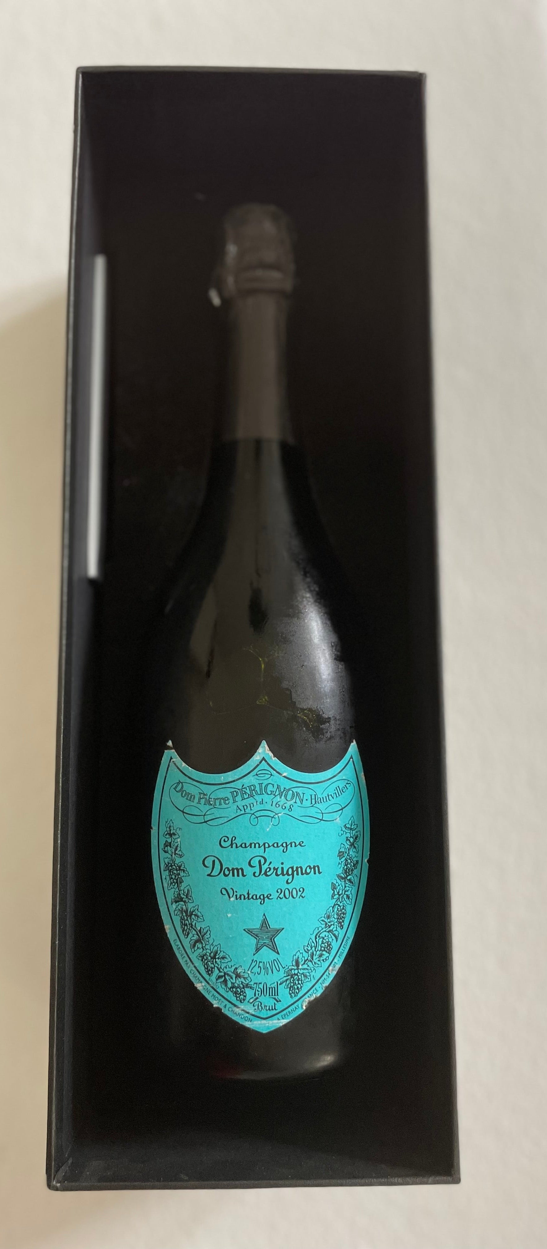 Dom Perignon 2002 Andy Warhol Tribute Collection blau