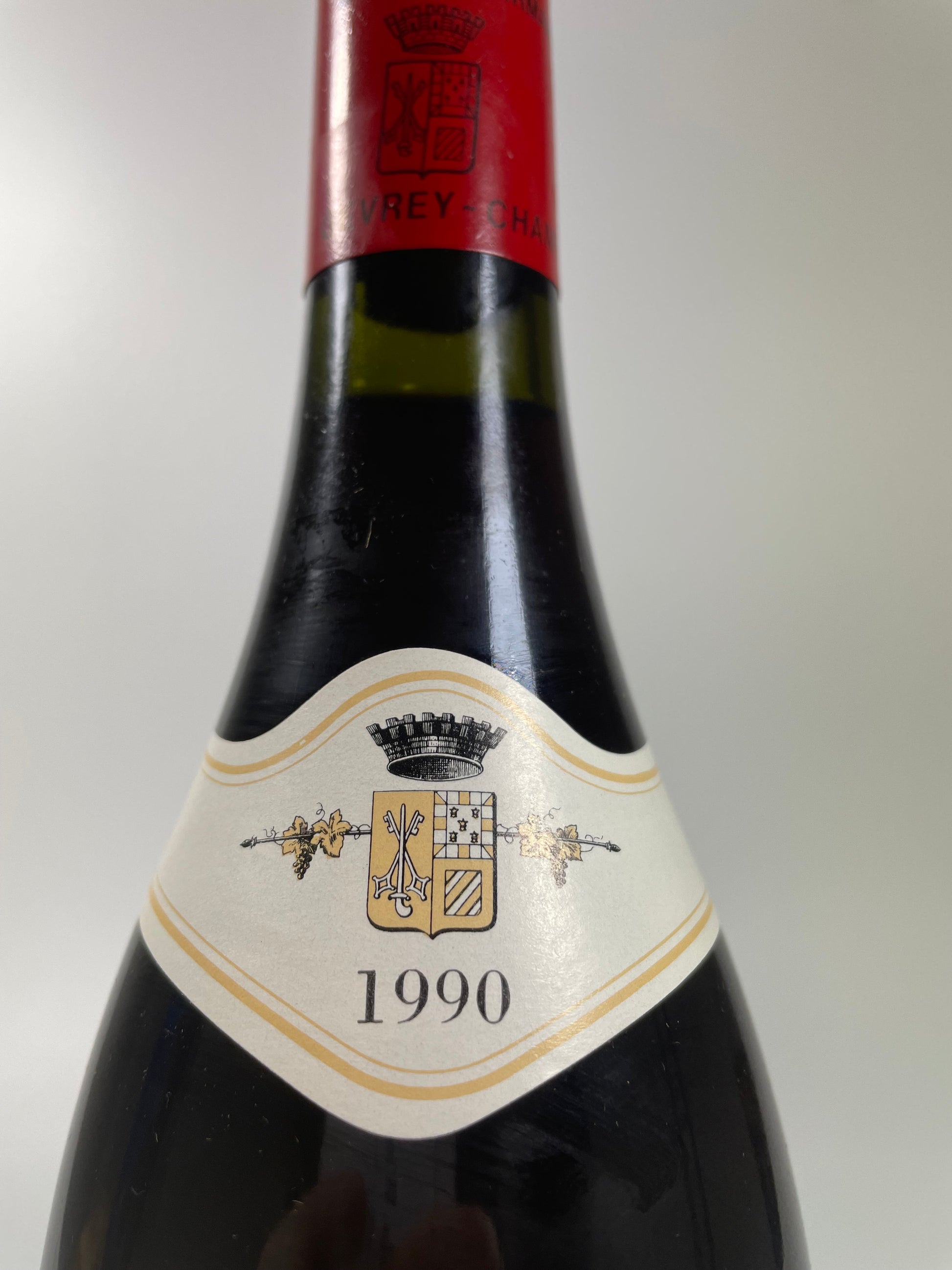 Füllstand Gevrey Chambertin Clos St. Jacques 1er 1990 von Rousseau