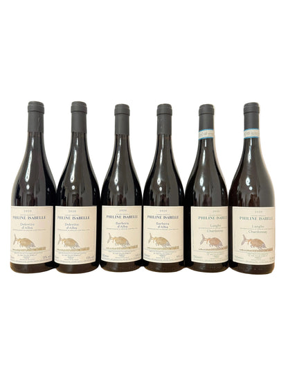 6 Bottle Piedmont Selection (Chardonnay, Barbera, Dolcetto) 2020
