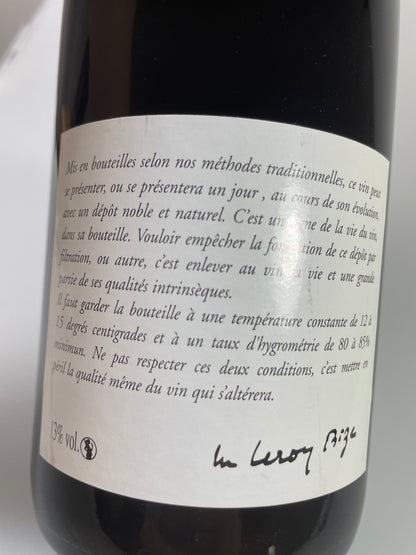 Domaine Leroy Chorey les Beaune 2012