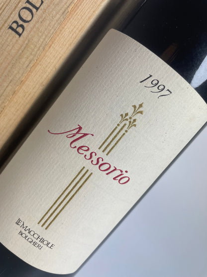 Etikett Le Macchiole Messorio 1997