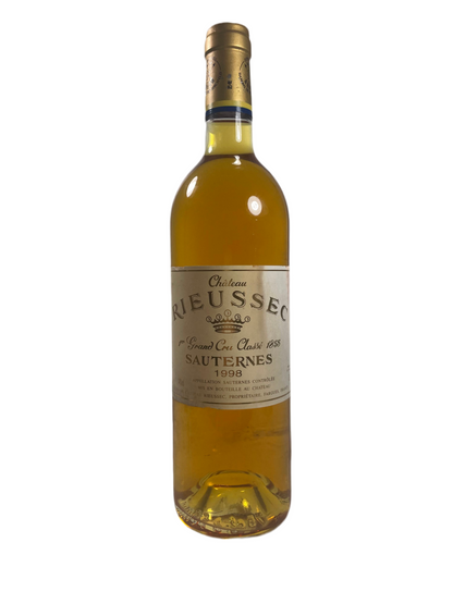 Weinflasche Rieussec 1998 Sauternes