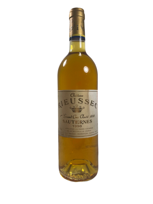 Weinflasche Rieussec 1998 Sauternes
