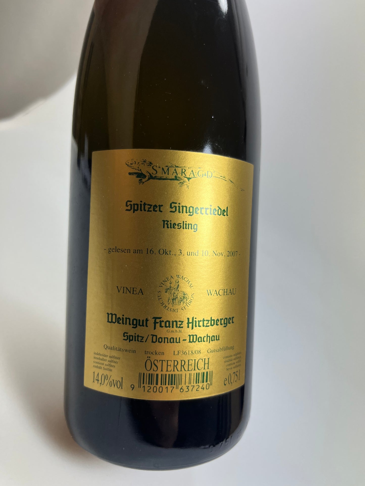 Hirtzberger Singerriedel Riesling Smaragd 2007