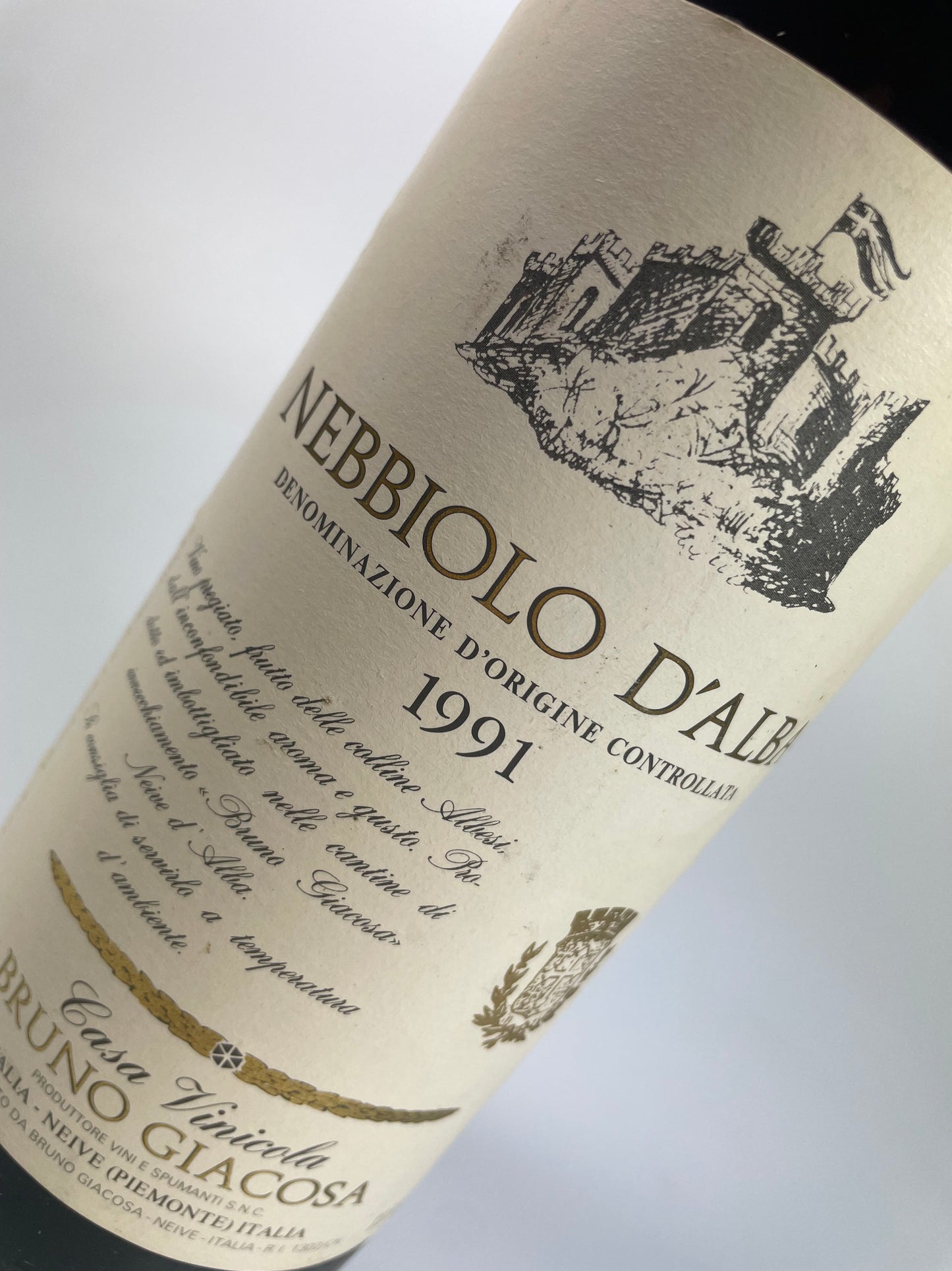 Nebbiolo D'Alba 1991 Bruno Giacosa