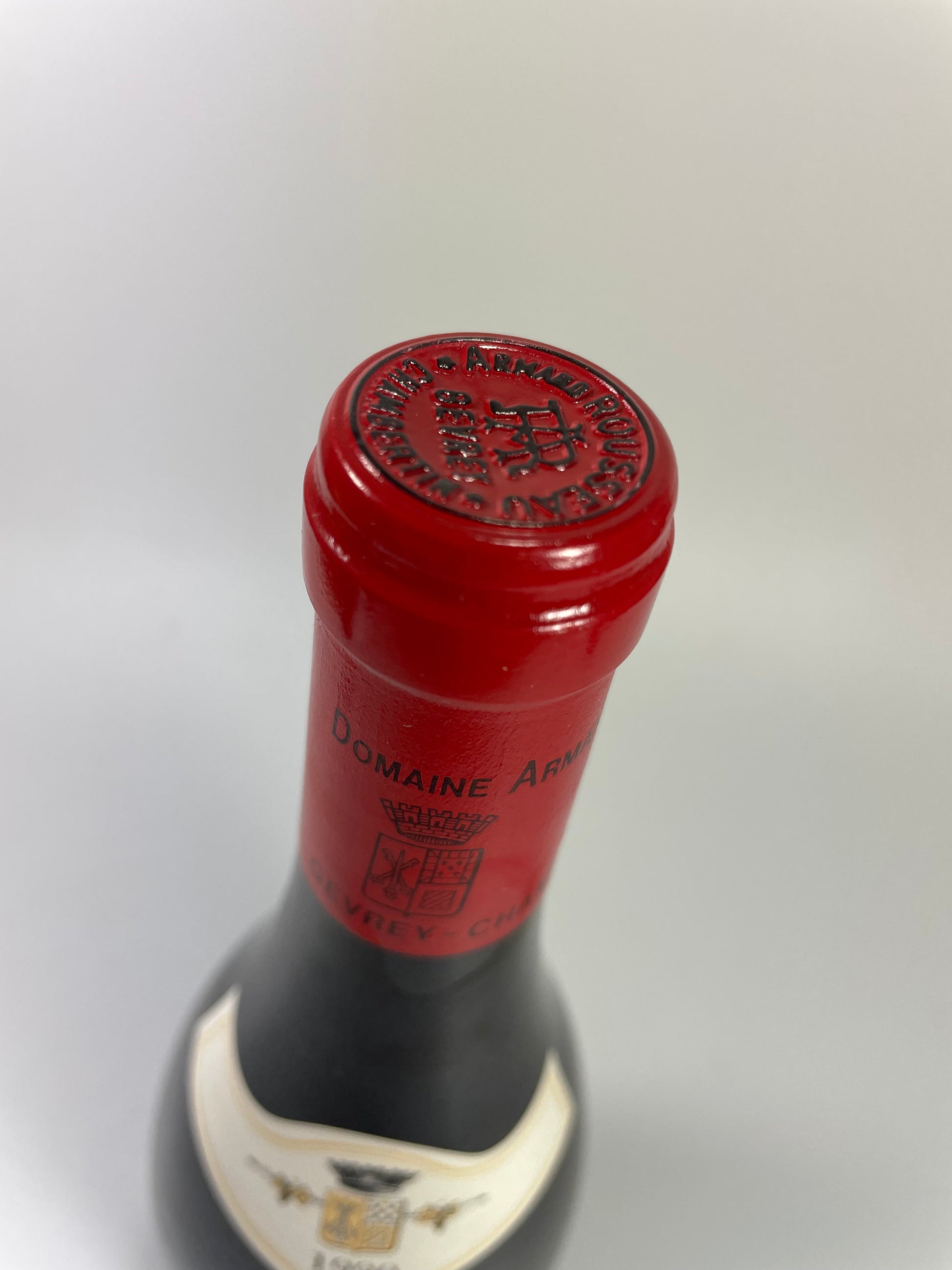 Kapsel Gevrey Chambertin Clos St. Jacques 1er 1990 von Rousseau