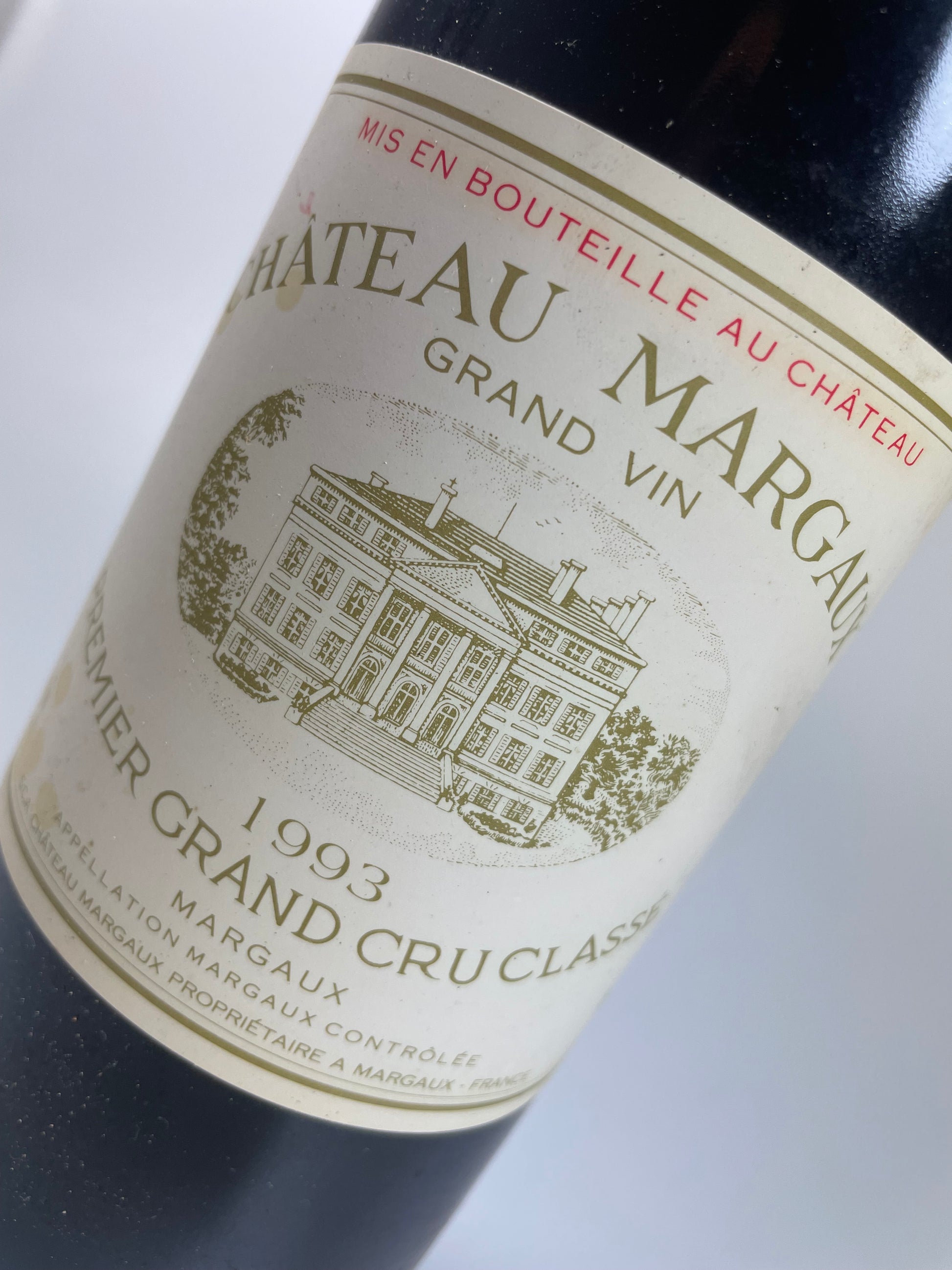 Etikett Chateau Margaux 1993