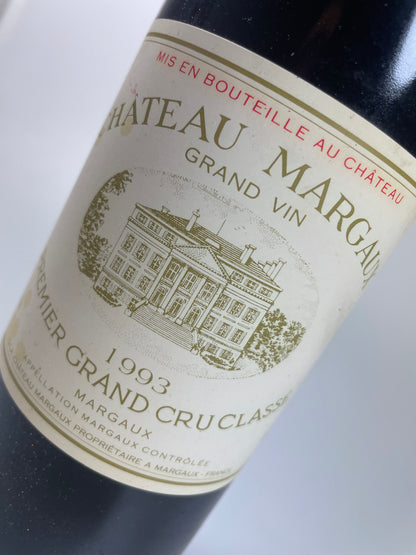 Etikett Chateau Margaux 1993