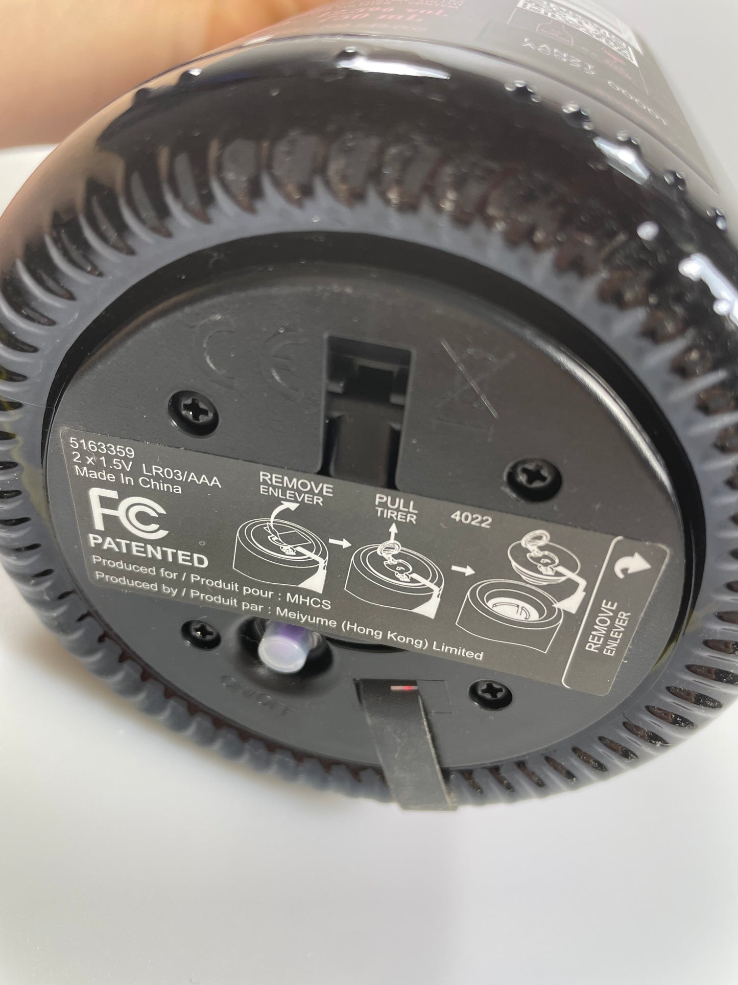 Flaschenboden Dom Perignon rose Luminous 2009