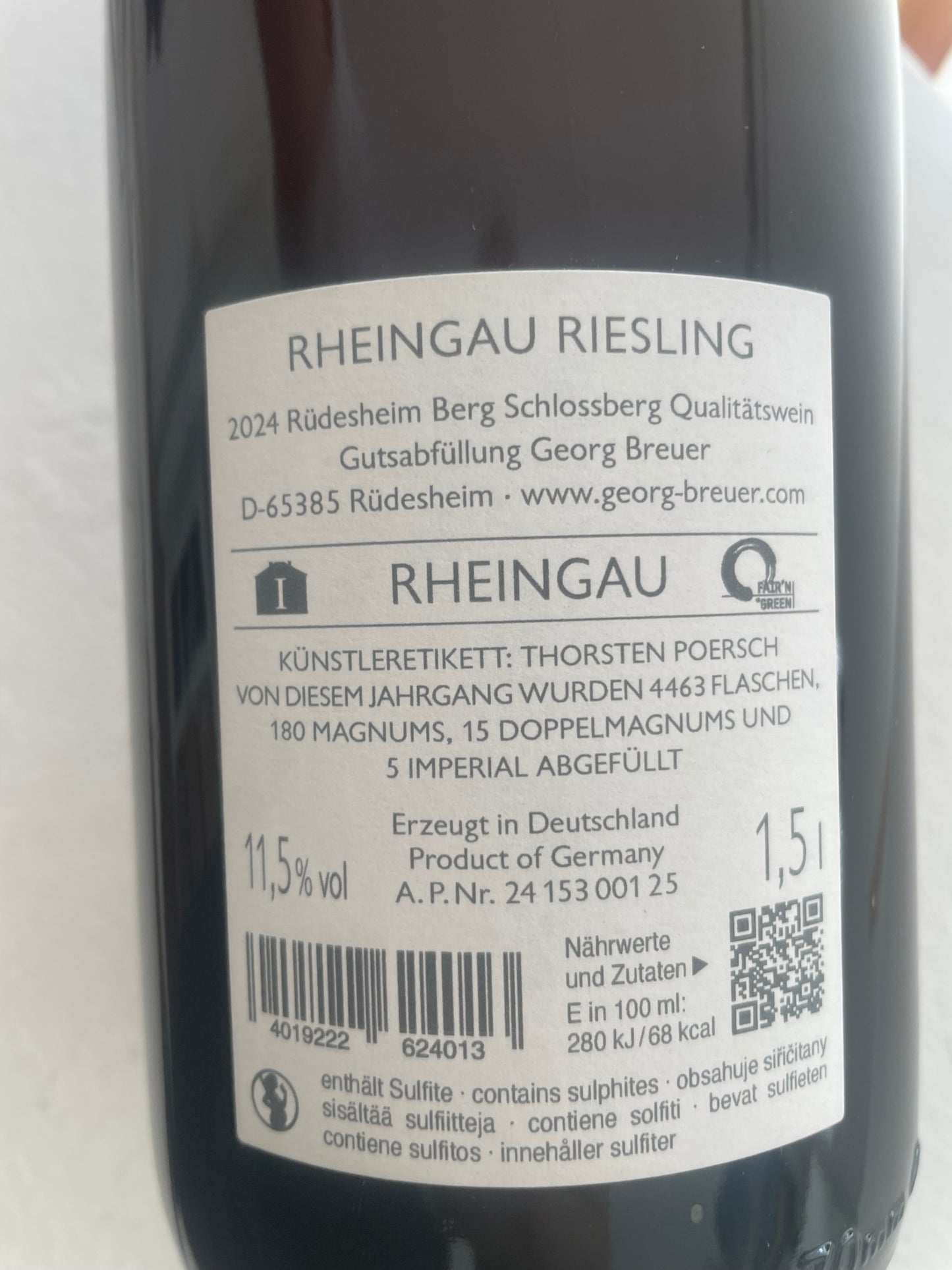 Georg Breuer Riesling Berg Schlossberg