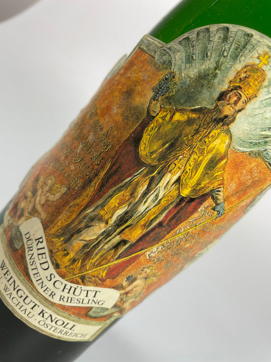Etikette Knoll Ried Schütt Riesling Smaragd 1991